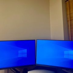 Pair of HP E243 24" monitors