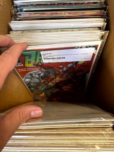 Image & Top Cow Long Comic Box w 320 comics for Sale
