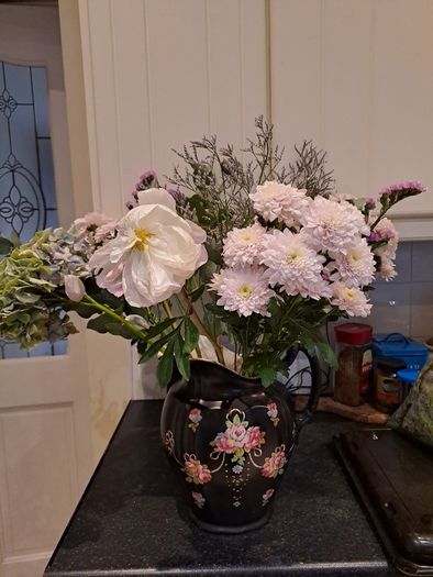 Antique Crown Devon Fielding water jug