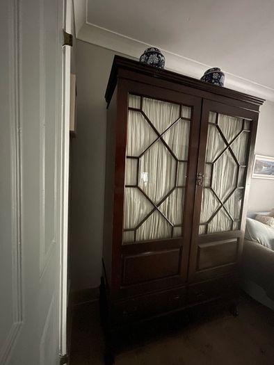 Edwardian mahogany armoire