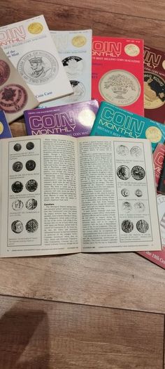 Coin and note book