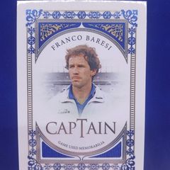 2024 Futera Unique "Captain" Franco Baresi Ultra-Rare Game-Worn Italy Jersey | Serial Numbered 03/09