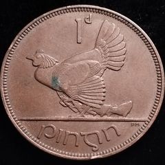 #388 - Ireland - 1935 - One Penny - KM.3