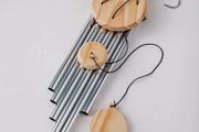 Large Boho Style Wind Chime - nice gift - with 6x chimes - all different length - for unique sound - from 16cm till 24cm long