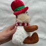 Disney Chip n Dale DALE Christmas Snowman Soft Toy Plush DisneyStore Holiday Used Please look at the pictures Image 10