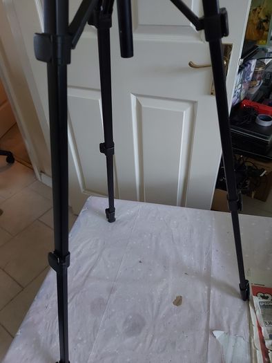 Camera Tripod with multiple extensions for increasing height and in excellent condition