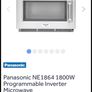 Panasonic programmable microwave Image 5