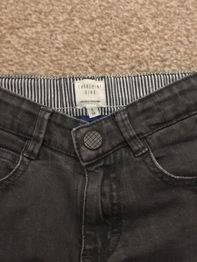 Carrement Beau boys grey skinny jeans -114cm