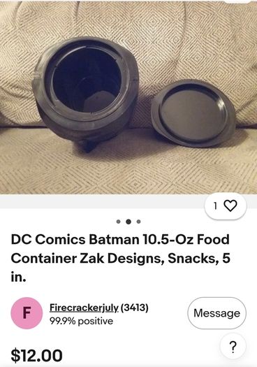 ZAK! Designs DC Batman Lidded Container