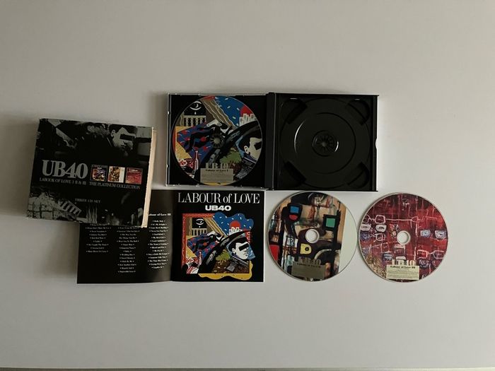 UB40 Labour of Love 1, 2, & 3 3 x CD Box NM