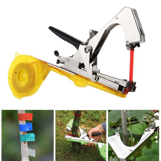 BRAND NEW Tying Machine Plant Garden Plant Tapetool Tapener +10 Rolls Tape Set for Vegetable Grape Tomato Cucumber Pepper Flower