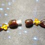 Genuine Baltic Amber necklace 8mm beads 46cm Image 3