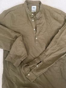 Relaxed fit size medium long-sleeved Zara shirt