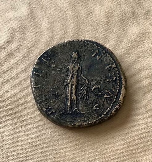Rome Emperor Faustina 146 AD Sestertius