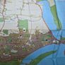Antique Map of Dublin Image 3