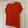 Dunnes Stores Orange V Neck T-Shirt Image 7
