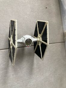 vintage star wars die cast tie fighter