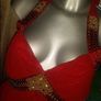 Sorbet beautiful mini halterneck red dress size S UK8 EUR36 Postage included Image 2