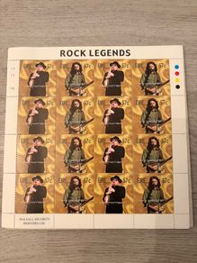 Irish Rock Legends Stamps - Rory Gallagher & Van Morrison