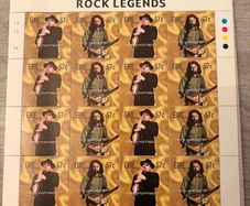 Irish Rock Legends Stamps - Rory Gallagher & Van Morrison