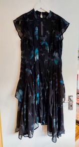 Allsaints Freya Ceres Midi Dress  Size 10