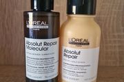 L'Oreal Professionnel Serie Expert Absolut Repair Molecular Rinse-Off Serum and Shampoo 100ml and 75ml