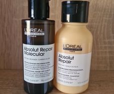 L'Oreal Professionnel Serie Expert Absolut Repair Molecular Rinse-Off Serum and Shampoo 100ml and 75ml