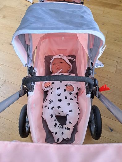 Twin Dolls Pram