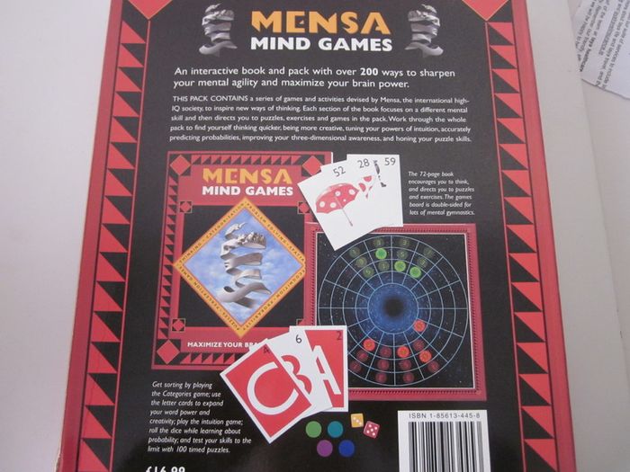 Mensa Mind Games Pack by Robert Allen,Philip Carter , Ken Russell . New