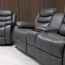 Sorrento Roma Leather Wireless Charging Recliner Sofa Image 3