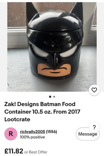 ZAK! Designs DC Batman Lidded Container