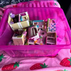 lego girls 4 sets boat house and other.