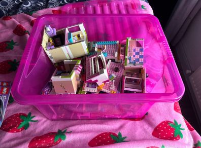 lego girls 4 sets boat house and other.