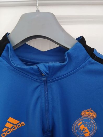 real madrid quarter zip top