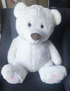Large White Teddy Bear