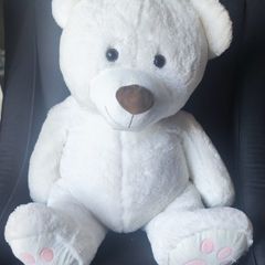 Large White Teddy Bear