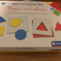 Montessori shapes & colours game