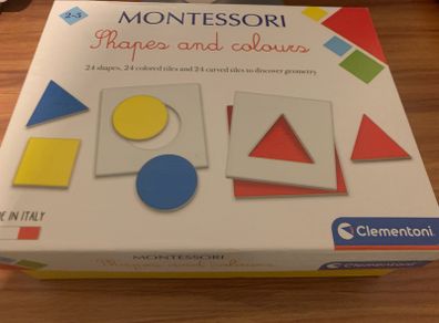 Montessori shapes & colours game