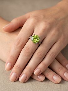 Sterling Silver Citrine Ring