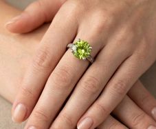 Sterling Silver Citrine Ring