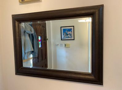 Leather Mirror