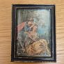 Two Vintage Framed Fabric Prints Image 3