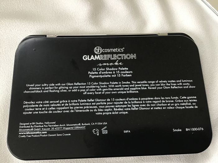 BNIB bh cosmetics GLAM REFLECTION Smoke Palette