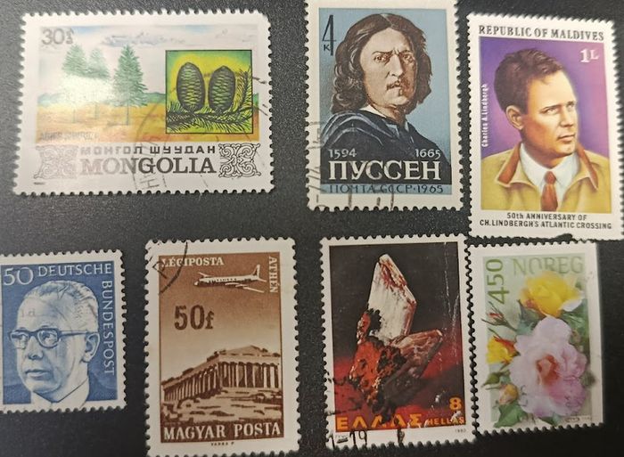 1950s 2000s Worldwide Mixed Countries Selection