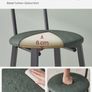 Set of 2 Bar Chairs PU Cover Image 3