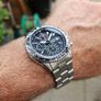 Watch Seiko Chronograph Pilot. Black. Image 7