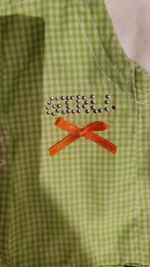 Baby Dress,T-Shirt & Hat Set Age 6 Months