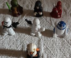 small star war's action figure's x7