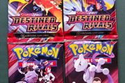 4x Pokemon Destined Rivals Booster Packs - Art Set - New and Sealed - English