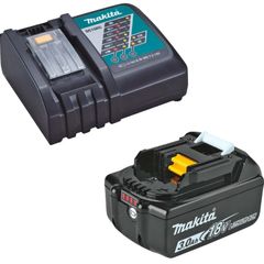 Makita DC18RC 18V LXT Fast Charger & BL1830 18V 3Ah Battery Bundle